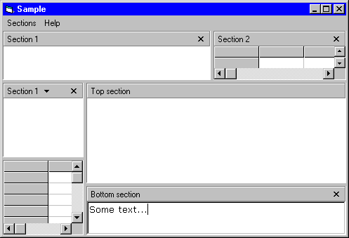 Complex user interface